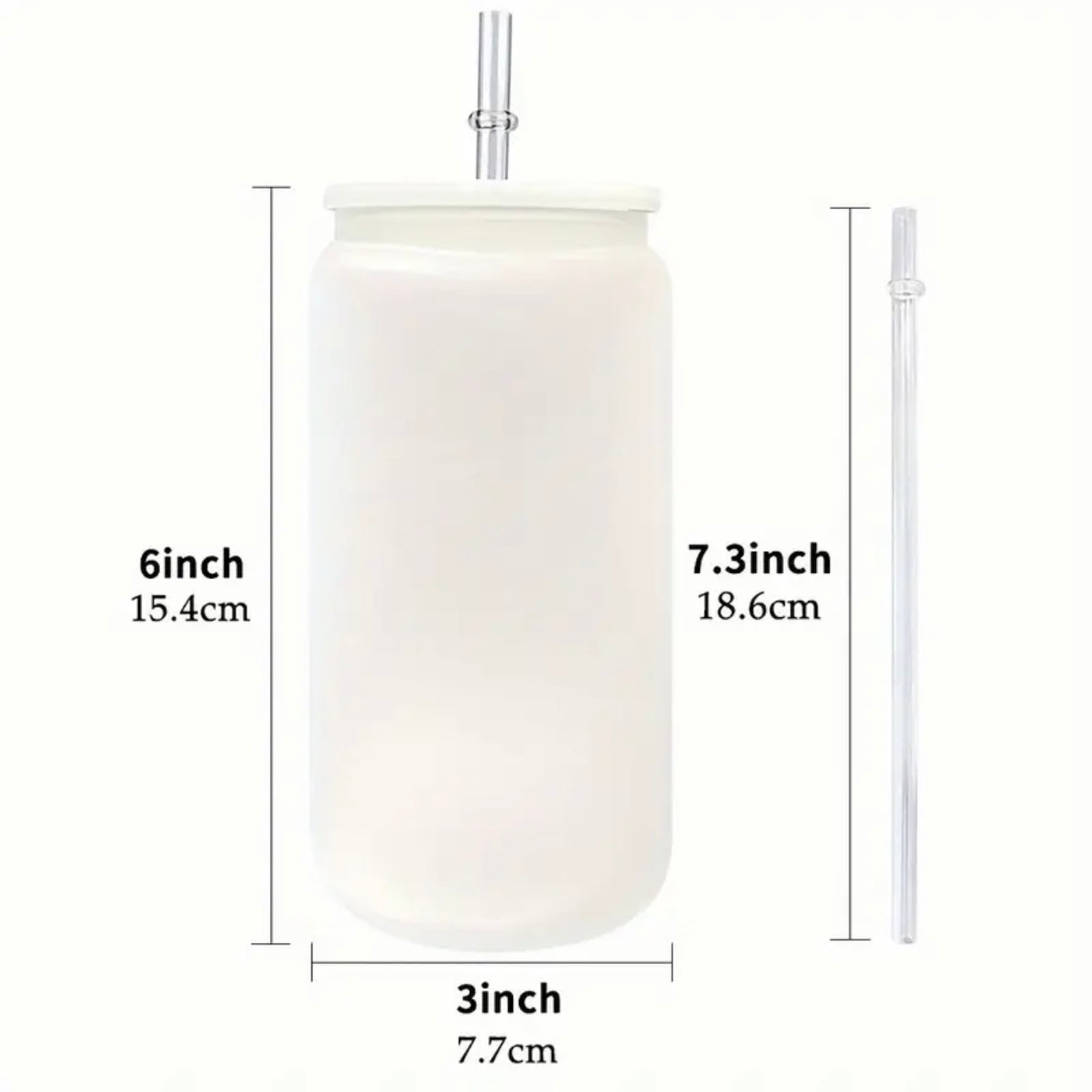 Cafecito Y Chisme Design 16 oz Libbey Glass Cup | UV DTF