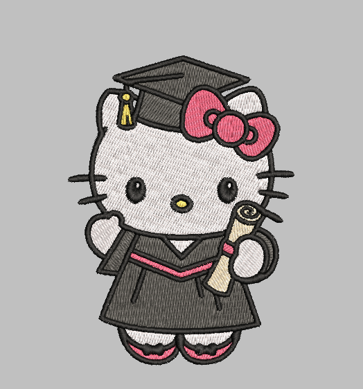 HELLO KITTY GRADUATION 4x4