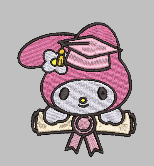 MELODY GRAD | Stitch With ease: Embroidery Repositional Hooping Design for multi-position stitching 4X6 Design