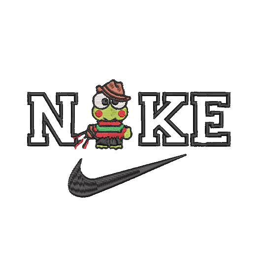 KEROPPI FREDDY KRUEGER NIKE | Stitch With ease: Embroidery Repositional Hooping Design for multi-position stitching 4X6 Design