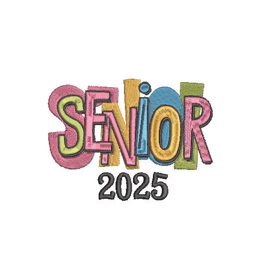 RETRO SENIOR 25 | Stitch With ease: Embroidery Repositional Hooping Design for multi-position stitching 4X6 Design