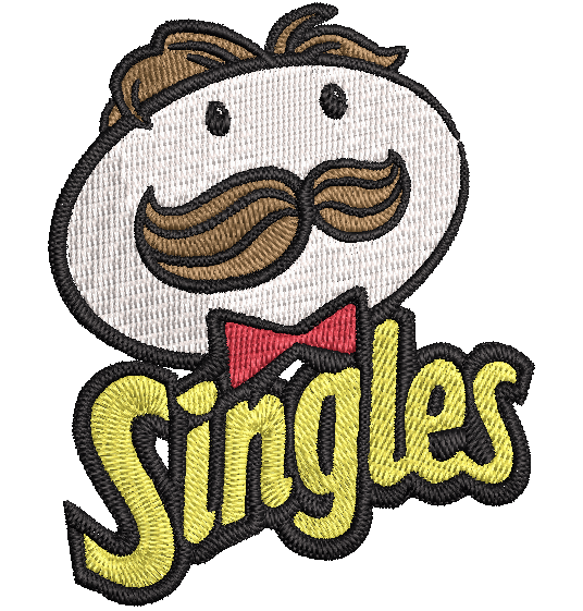 SINGLES | Custom Designs 4x4 Machine Embroidery Design