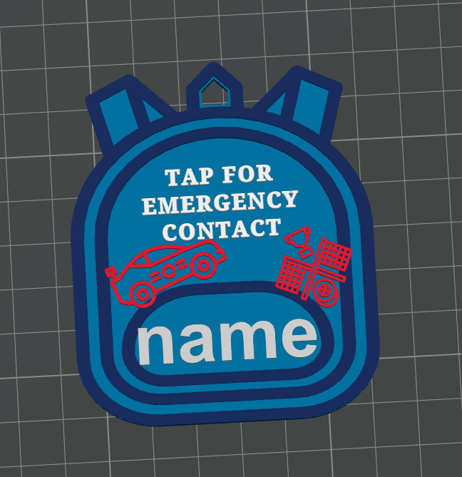 NFC Emergency Bag Tag DIGITAL