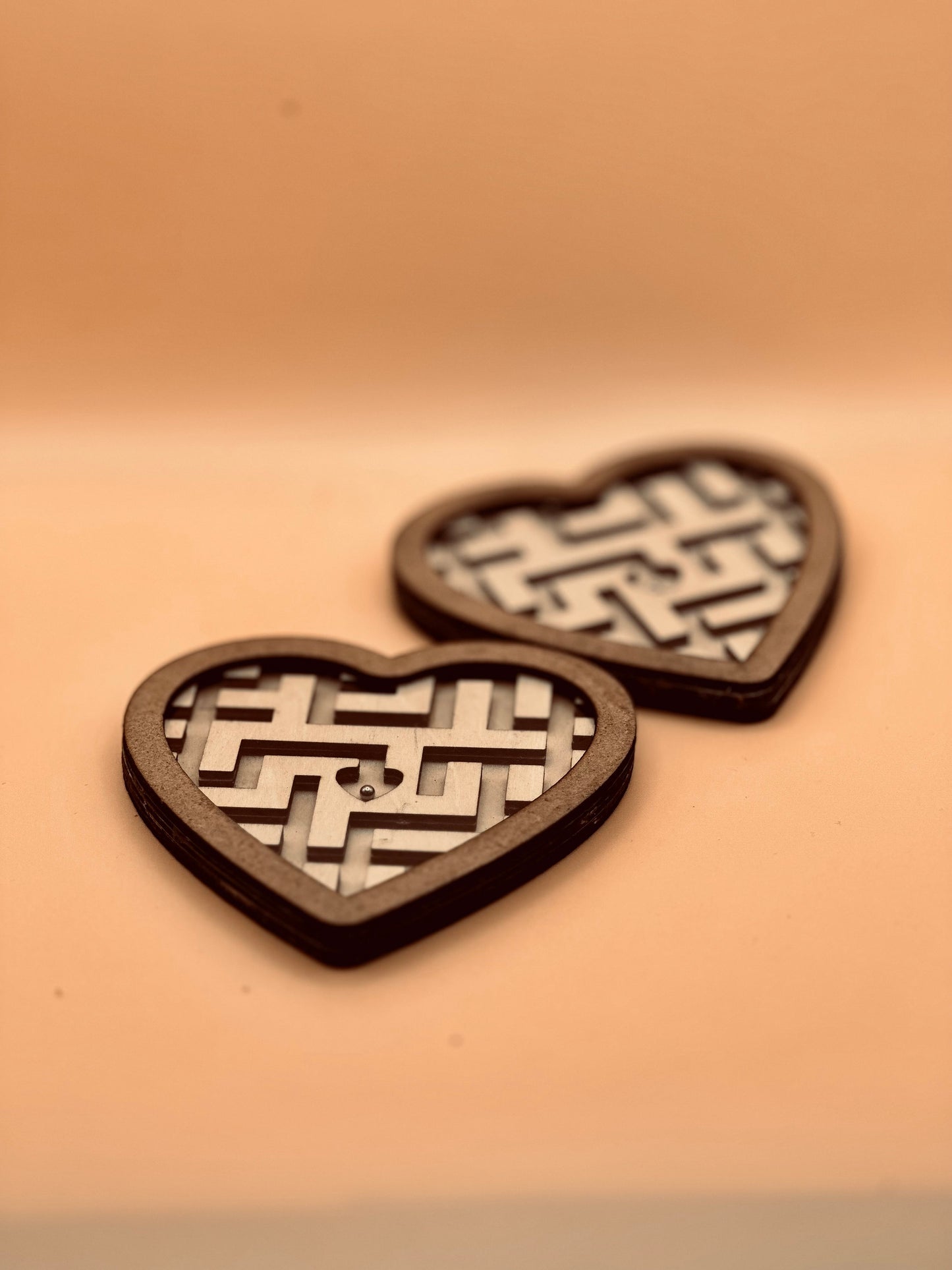 SVG, XCS, PDF, Ai Heart maze Laser svg, Glowforge & Xtool Valentines design, Commercial Use Digital Design