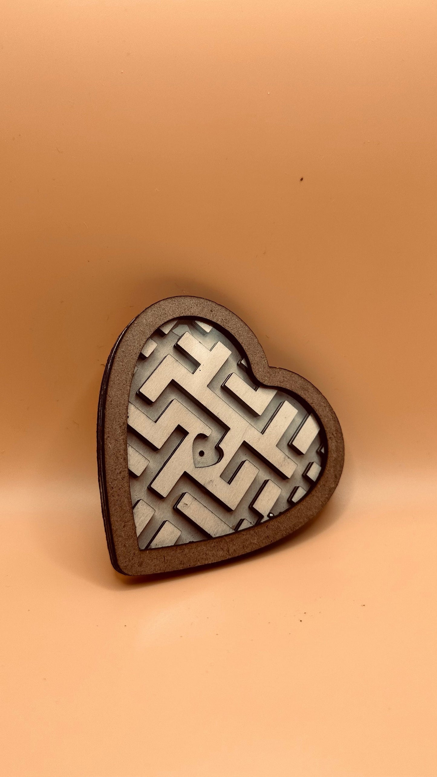 SVG, XCS, PDF, Ai Heart maze Laser svg, Glowforge & Xtool Valentines design, Commercial Use Digital Design