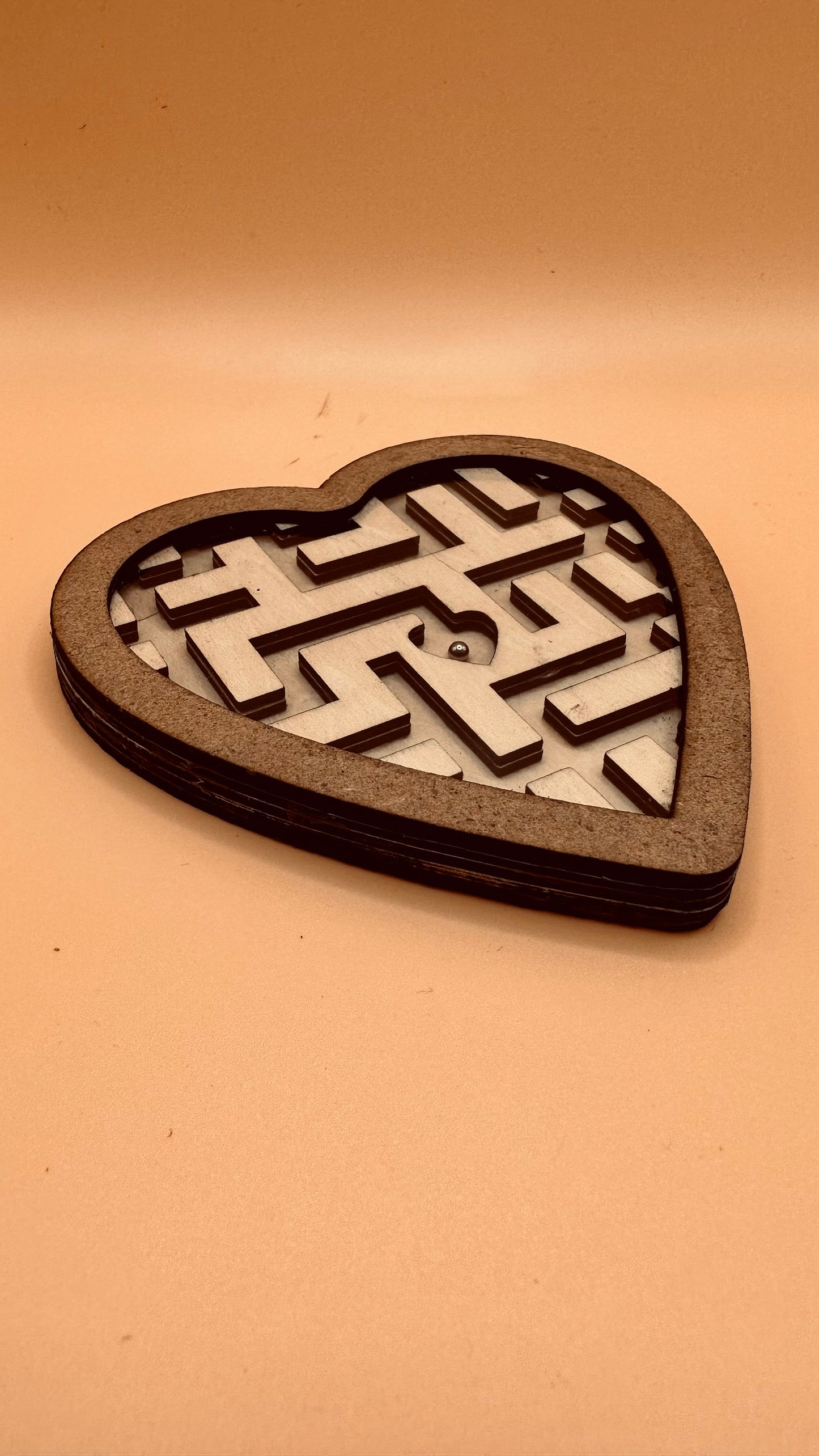 SVG, XCS, PDF, Ai Heart maze Laser svg, Glowforge & Xtool Valentines design, Commercial Use Digital Design