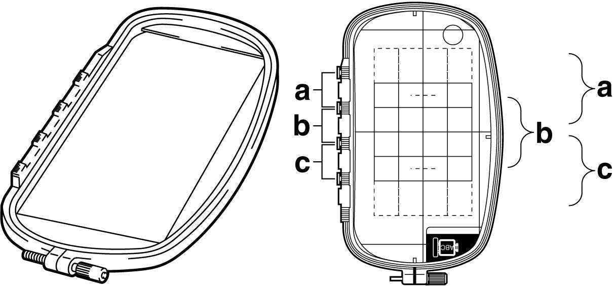 HIGHLAND COW Stitch with ease: Embroidery Repositional Hooping Design for multi-position stitching 4X6 Design