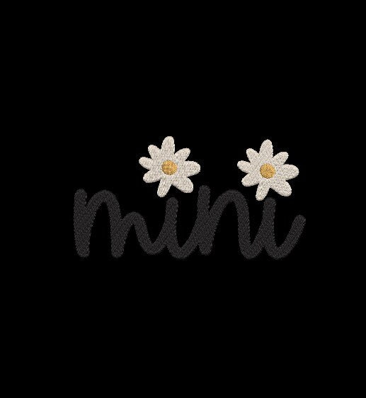 MOM MINI Daisy Stitch with ease: Embroidery Repositional Hooping Design for multi-position stitching 4X6 Design