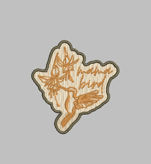 MAMA BIRD Patch Digital Embroidery Patch Template | Instant Download | DIY Craft File