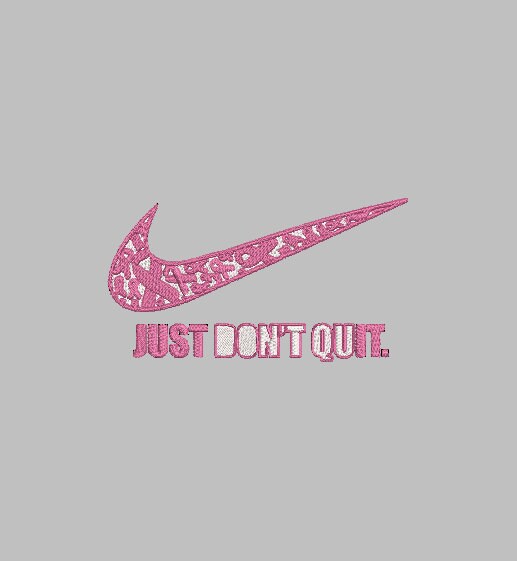NIKE BREASTCANCER Custom Designs 5X7 Machine Embroidery Design