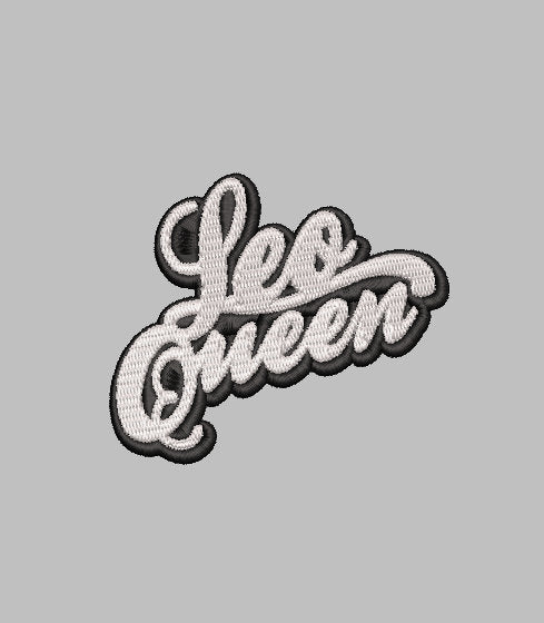 Leo Queen Patch Digital Embroidery Patch Template | Instant Download | DIY Craft File