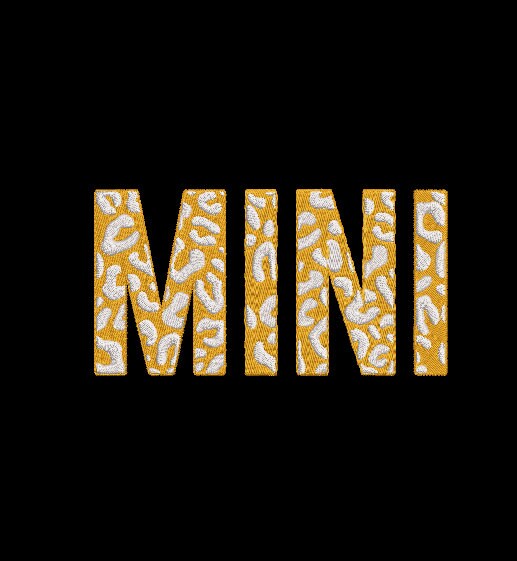 MAMA MINI Leopard Stitch with ease: Embroidery Repositional Hooping Design for multi-position stitching 4X6 Design