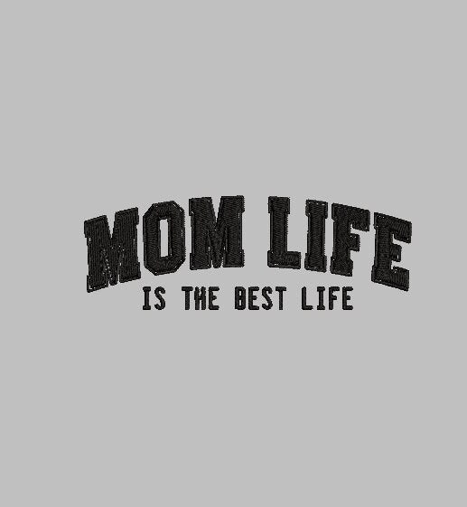 MOM LIFE Is The Best Stitch with ease: Embroidery Repositional Hooping Design for multi-position stitching 4X6 Design