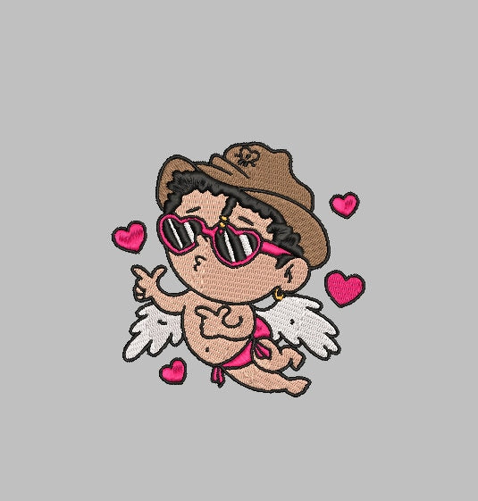 BAD BUNNY ANGEL | Custom Designs 4x4 Machine Embroidery Design