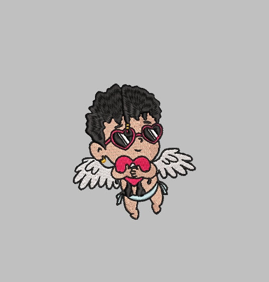 BAD BUNNY ANGEL 2 Custom Designs 4x4 Machine Embroidery Design