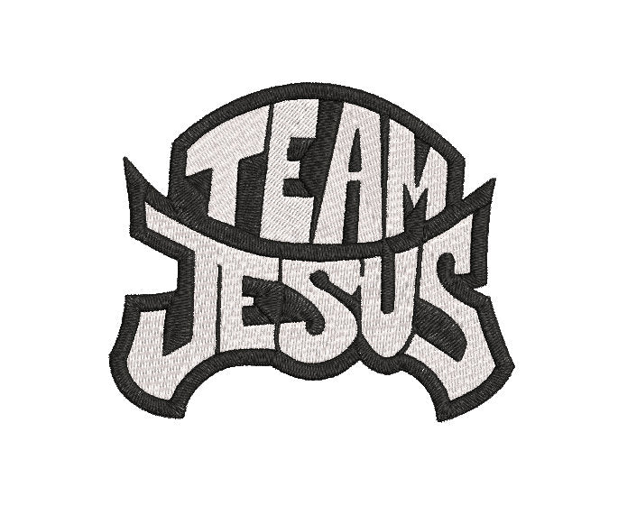 TEAM JESUS Stitch with ease: Embroidery Repositional Hooping Design for multi-position stitching 4X6 Design