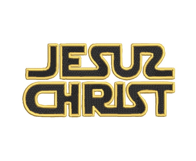 JESUS CHRIST Stitch with ease: Embroidery Repositional Hooping Design for multi-position stitching 4X6 Design