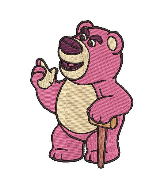 TOY BEAR Stitch with ease: Embroidery Repositional Hooping Design for multi-position stitching 4X6 Design