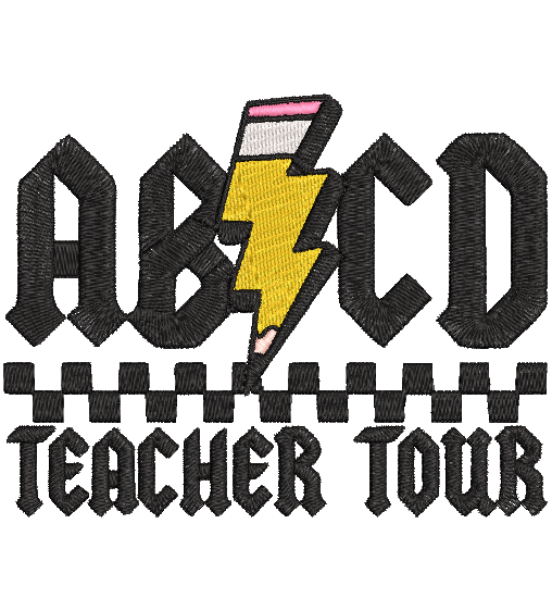 ABCD TEACHER TOUR   | Stitch With ease: Embroidery Repositional Hooping Design for multi-position stitching 4X6 Design