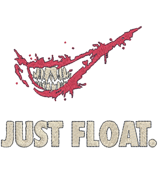 JUST FLOAT NIKE  | Stitch With ease: Embroidery Repositional Hooping Design for multi-position stitching 4X6 Design