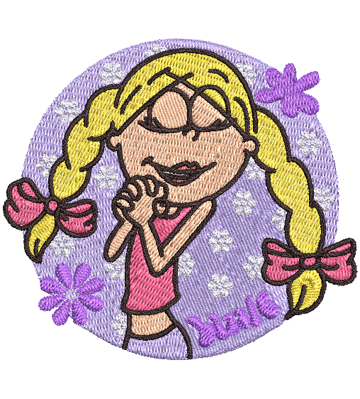LIZZIE MCGURIE FLOWER | Custom Designs 4x4 Machine Embroidery Design
