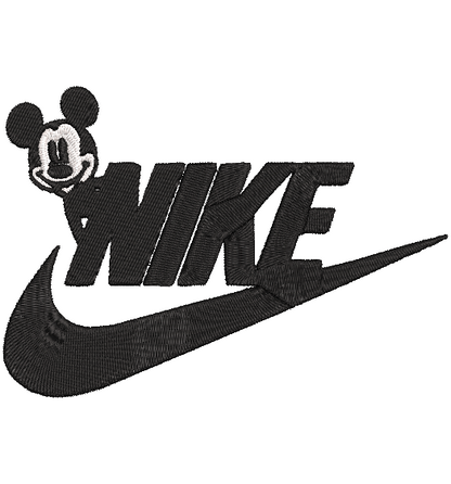 MICKEY NIKE   | Stitch With ease: Embroidery Repositional Hooping Design for multi-position stitching 4X6 Design