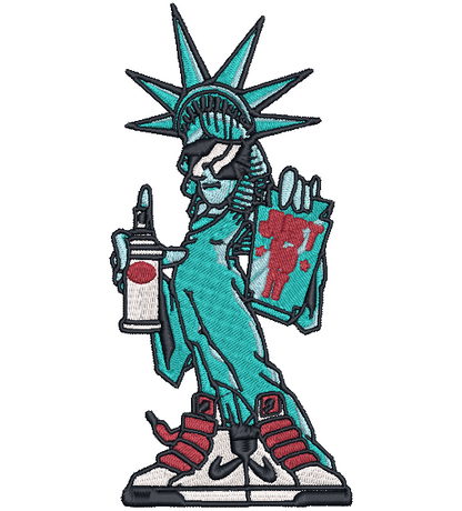 NY NIKE   | Stitch With ease: Embroidery Repositional Hooping Design for multi-position stitching 4X6 Design