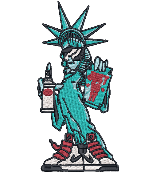 NY NIKE   | Stitch With ease: Embroidery Repositional Hooping Design for multi-position stitching 4X6 Design