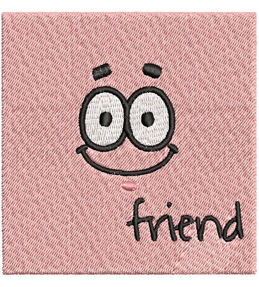 SPONGEBOB & PATRICK BESTFRIEND | Custom Designs 4x4 Machine Embroidery Design