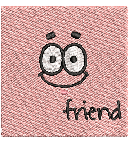 SPONGEBOB & PATRICK BESTFRIEND | Custom Designs 4x4 Machine Embroidery Design