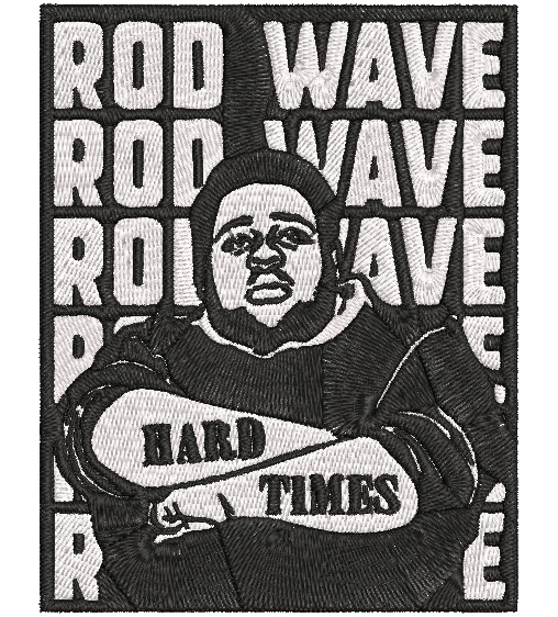 ROD WAVE   | Stitch With ease: Embroidery Repositional Hooping Design for multi-position stitching 4X6 Design