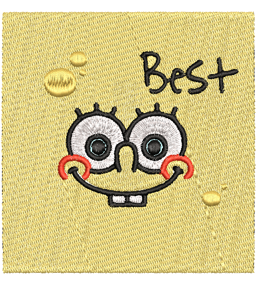 SPONGEBOB & PATRICK BESTFRIEND | Custom Designs 4x4 Machine Embroidery Design