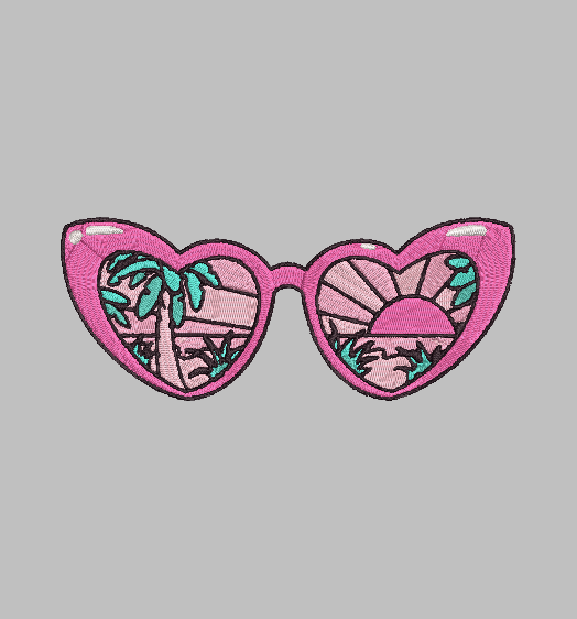Repositional Embroidery SUNSET SHADES | Stitch With ease: Embroidery Repositional Hooping Desi ...