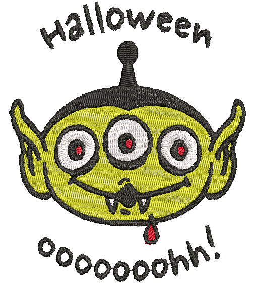 HALLOWEEN OOOOOH  | Stitch With ease: Embroidery Repositional Hooping Design for multi-position stitching 4X6 Design