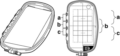 HIGHLAND COW Stitch with ease: Embroidery Repositional Hooping Design for multi-position stitching 4X6 Design