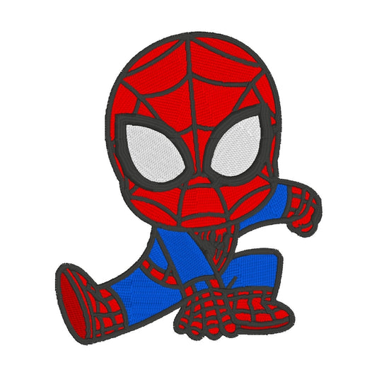 Spiderman- Stitch with ease: Embroidery Repositional Hooping Design for multi-position stitching 4X6 Design