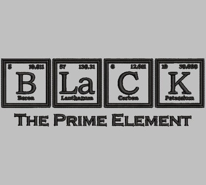 BLACK the PRIME ELEMENT Stitch with ease: Embroidery Repositional Hooping Design for multi-position stitching 4X6 Design