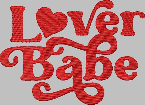 LOVER BABE Stitch with ease: Embroidery Repositional Hooping Design for multi-position stitching 4X6 Design