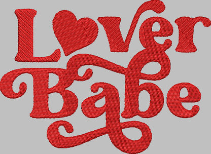 LOVER BABE Stitch with ease: Embroidery Repositional Hooping Design for multi-position stitching 5x12 Design