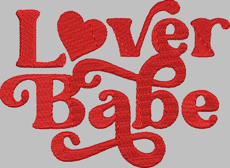 LOVER BABE Stitch with ease: Embroidery Repositional Hooping Design for multi-position stitching 5x12 Design