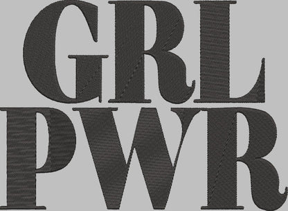GRL PWR Stitch with ease: Embroidery Repositional Hooping Design for multi-position stitching 4X6 Design