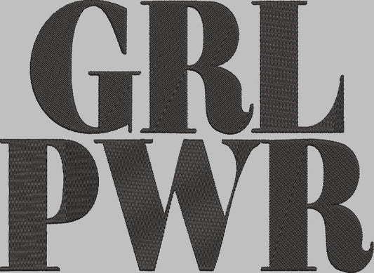 GRL PWR Stitch with ease: Embroidery Repositional Hooping Design for multi-position stitching 4X6 Design
