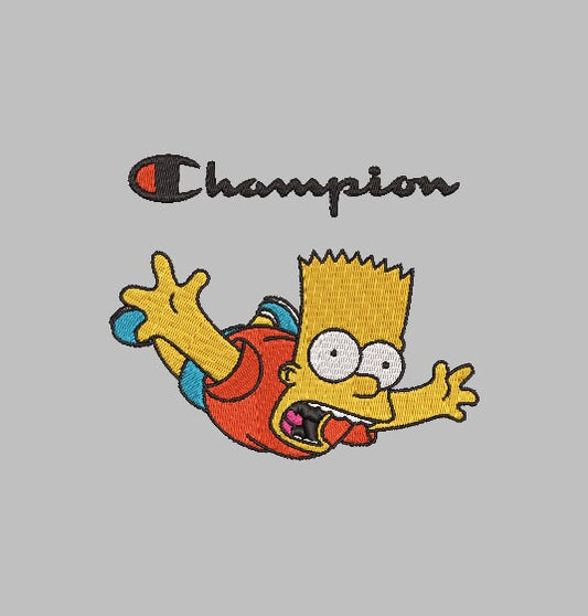 CHAMP BART Stitch with ease: Embroidery Repositional Hooping Design for multi-position stitching 4X6 Design