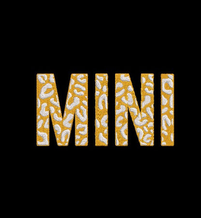 MAMA MINI Leopard Stitch with ease: Embroidery Repositional Hooping Design for multi-position stitching 4X6 Design