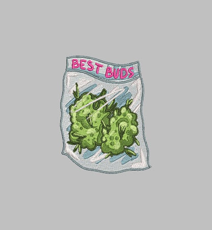 BEST BUDS Stitch with ease: Embroidery Repositional Hooping Design for multi-position stitching 4X6 Design